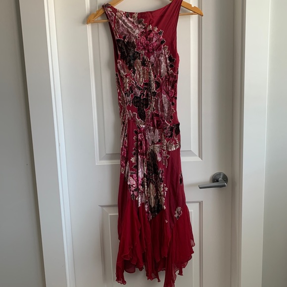 Vintage Betsy Johnson silk velvet dress - Picture 5 of 7